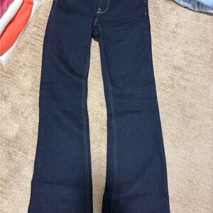 Zara Dark Blue Flare Jeans